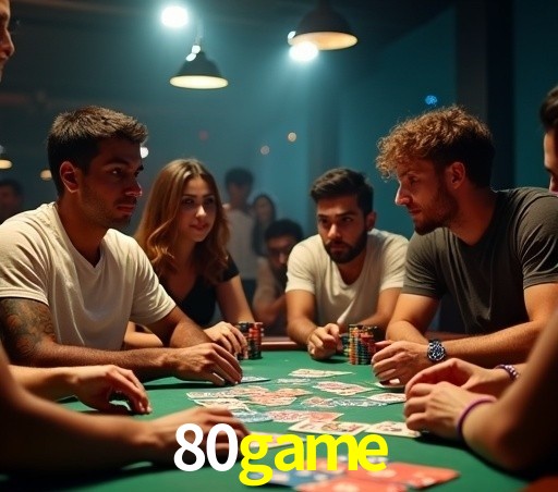 Interface moderna da plataforma 80game